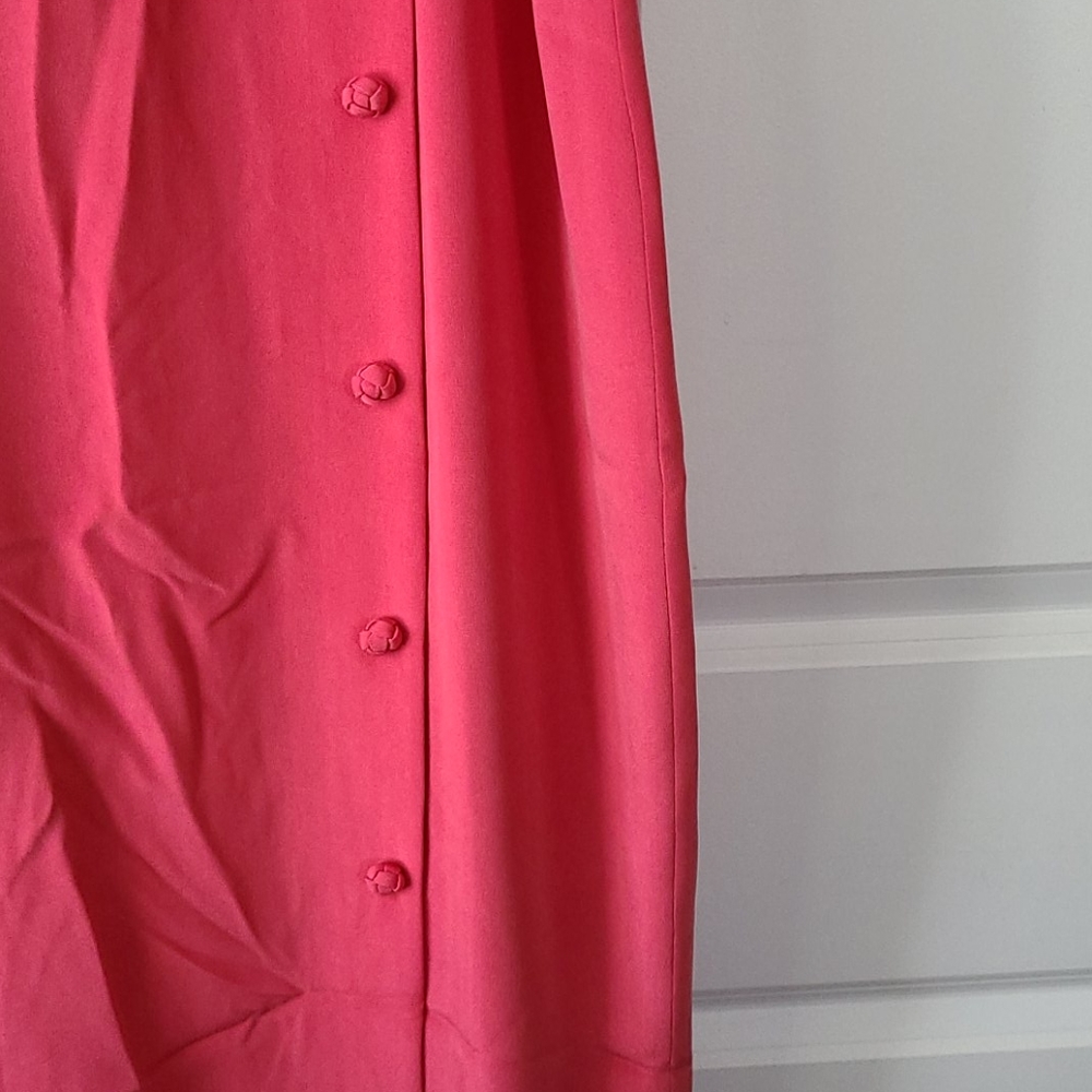 Talbot's Silk Pink Dress Sz 16 - Picture 2 of 8